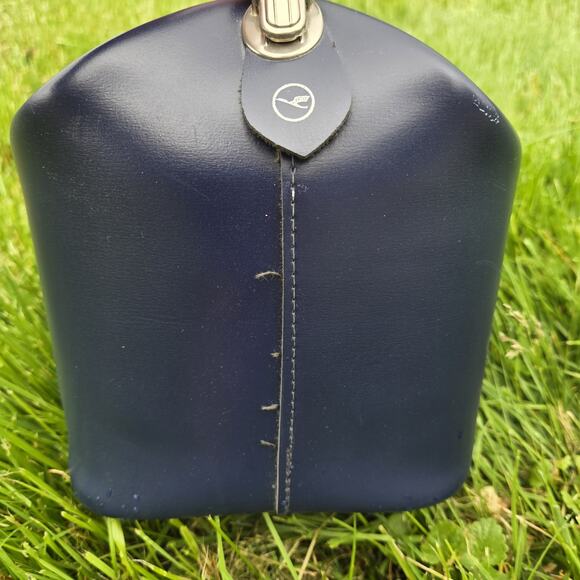 vintage lufthansa Travel Makeup Toiletry Bag By By Publicite Serdan - Picture 3 of 7